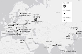 Figure 6.3 Kalashnikov Factories (1947-1970)